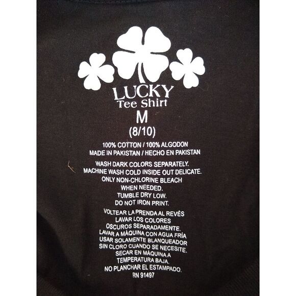 St. Patrick's Day V-Neck T-Shirt Medium (8/10) - Picture 4 of 7